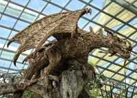 Der Drache darf in Asien nicht fehlen, Flower Dome