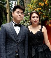 Mal wieder ein Hochzeitspaar im Flower Dome 