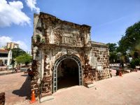A Famosa, einstige portugiesische Festung in Malakka, Malaysia