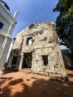 Ruine der St. Pauls Kirche in Malakka, Malaysia