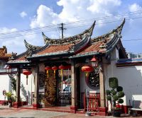 Eingang zum chinesischen Tempel in Malakka