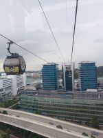 Singapur - Gondelfahrt nach Sentosa Island