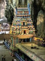 In den Batu Caves, bei Kuala Lumpur