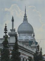 Da braut sich doch etwas zusammen über Kuala Lumpurs Himmel