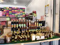 Honigstand auf dem Markt in den Cameron Highlands