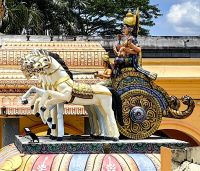 Indischer Tempel auf dem Weg nach Ipoh