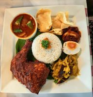 Traditionelles Essen auf Bananenblättern in Ipoh