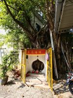 Chinesischer Schrein an einem privaten Haus in Georgetown, Penang