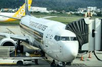 Unser Flugzeug nach Singapur