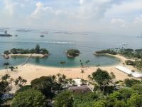 Singapur. Strand von Sentosa