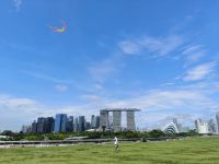 Singapur. Auf dem Dach von Marina Barrage