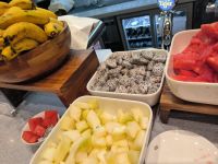 Singapur. Frisches Früchte - Frühstück