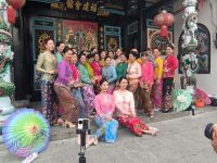 Malaysia. Malakka. Reisegruppe umgestylt ;-)