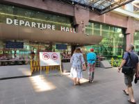 Singapur. An der Grenze nach Malaysia