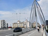 Malaysia. Putrajaya. Hängebrücke