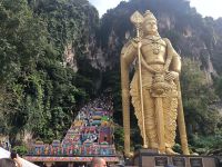 Malaysia. Batu Caves. Murugan-Statue 