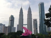 Malaysia. Kuala Lumpur. Blick zu den Petronas Towers