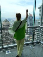 Malaysia. Kuala Lumpur. Auf der Petronas Tower - Bridge