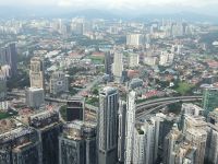 Malaysia. Kuala Lumpur. Blick von den Petronas Towers