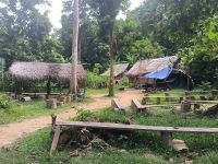 Malaysia. Taman Negara Nationalpark. Das Dorf der Orang Asli
