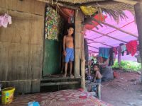 Malaysia. Taman Negara Nationalpark. Orang Asli - Familie