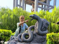 Malaysia. Schlangen am Kek-Lok-Si Tempel / Penang