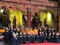 Malaysia. Zeremonie im Kek-Lok-Si Tempel / Penang