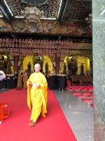 Malaysia. Mönch im Kek-Lok-Si Tempel / Penang