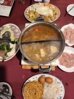 Malaysia. Cameron Highlands. Dinner im Strawberry Park Resort. Steamboat-Hotpot