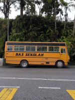 Malaysia. Cameron Highlands. Schulbus