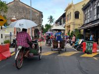 Malaysia. Rikschatour in Georgetown / Penang