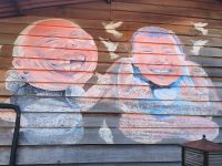 Malaysia. Streetart in Chew Jetty. Georgetown / Penang