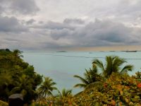 dramatischer Himmel auf Sentosa