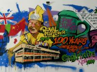 Werbeplakat in der Zinnfabrik