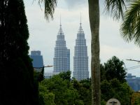 erster Blick auf Kuala Lumpur