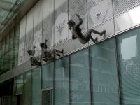 Kunst am Hochhaus (an den Petronas Towers) Kuala Lumpur