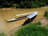 mit den Booten zu den 