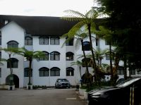 unser Hotel in den Cameroon Hills
