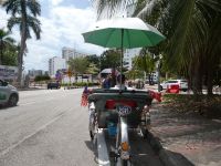 Fahrt mit der Rikscha in Georgetown