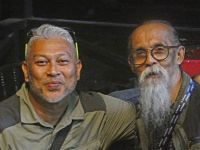 Reiseleiter Zul mit altem Bekannten im Taman Negara NP