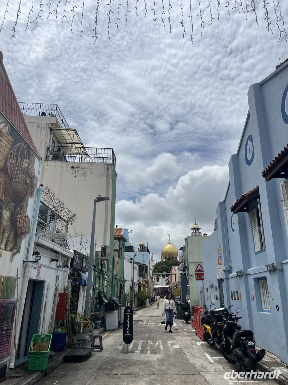 Arabsiche Viertel, Blick auf Masjid Sultan Mochee, Singapur.jpeg