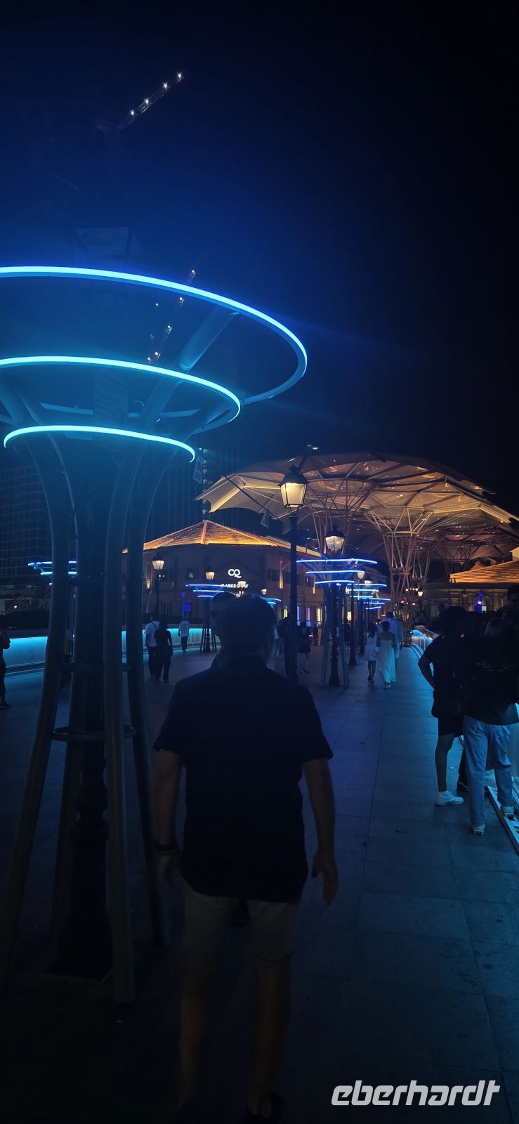Clarke Quay bei Nacht - Singapur