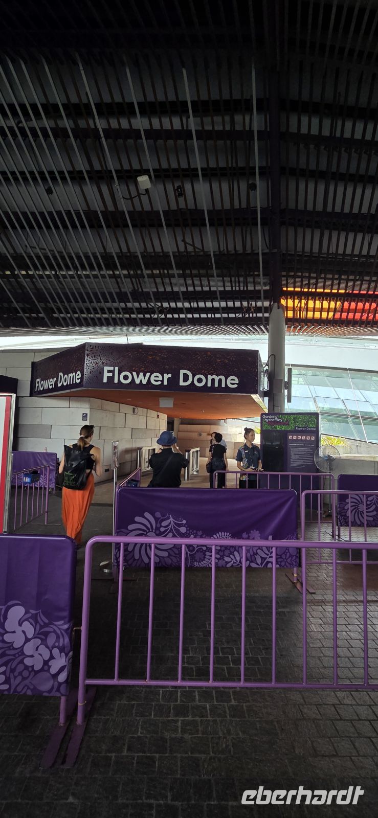 Flower Dome Eingang - Singapur 