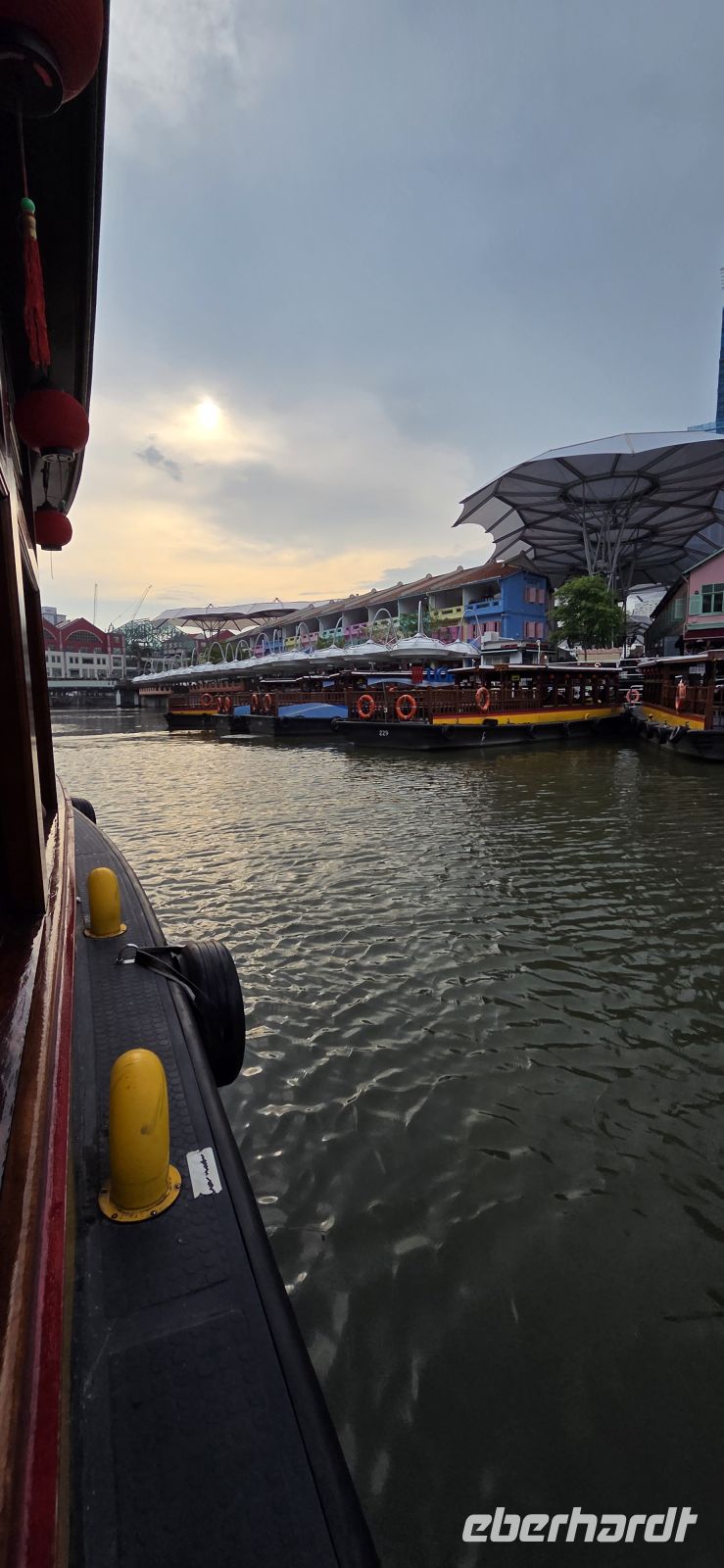 Bootsfahrt auf dem Singapore River - Singapur 