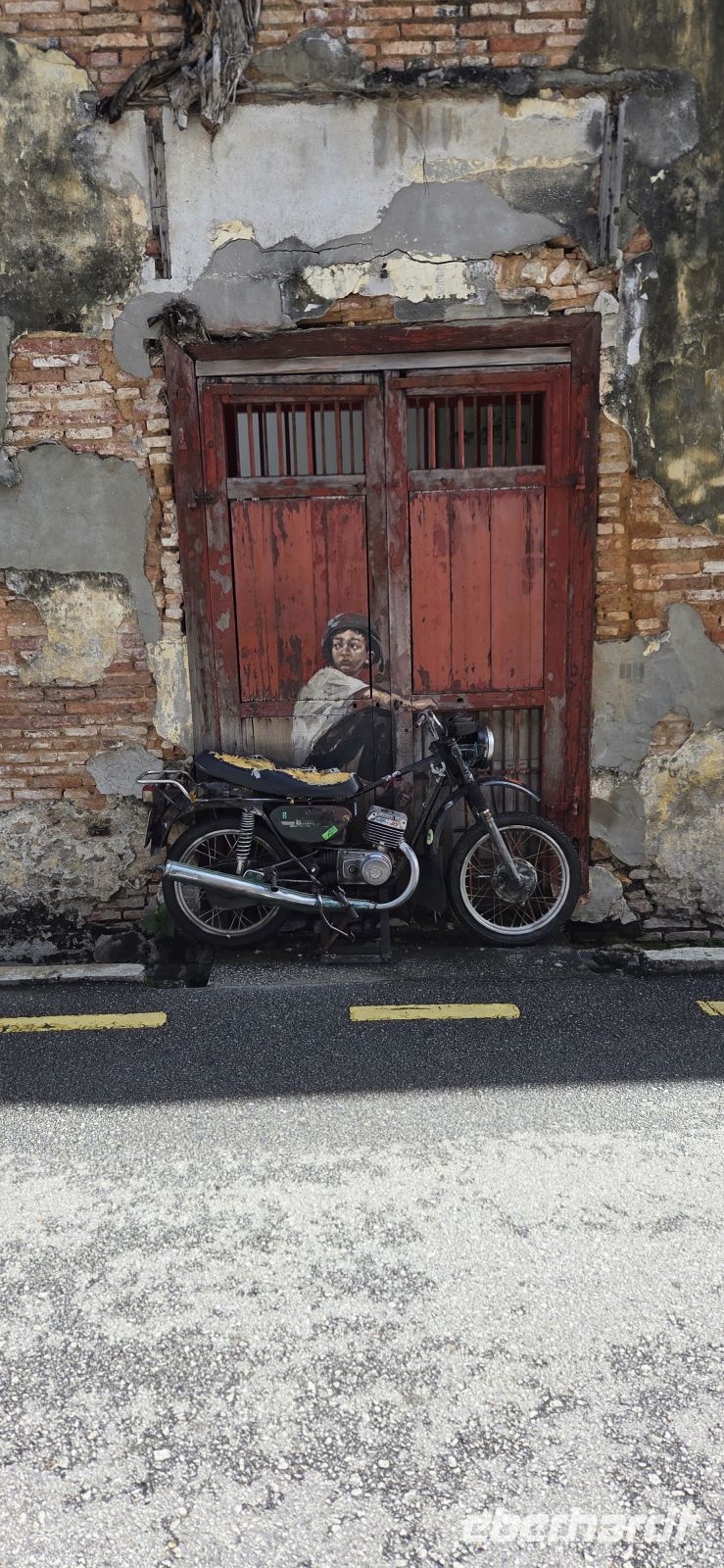 Boy on the Bike - Penang Street Art