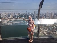 Blick auf Singapur von Observation Deck des Marina Bay Sands  &ndash; &copy; Marieta Beck (Eberhardt TRAVEL)