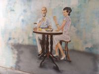 oder noch ein Kaffee ?  Ipoh Wandmalerei - Malaysia  &ndash; &copy; Marieta Beck (Eberhardt TRAVEL)