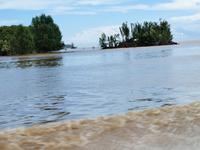 Borneo-Sandakan: Bootsfahrt zur Dschungel-Lodge Sukau