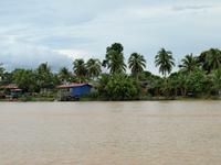 Borneo-Sandakan: Bootsfahrt zur Dschungel-Lodge Sukau