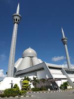 Borneo: Moschee auf der Insel Labuan